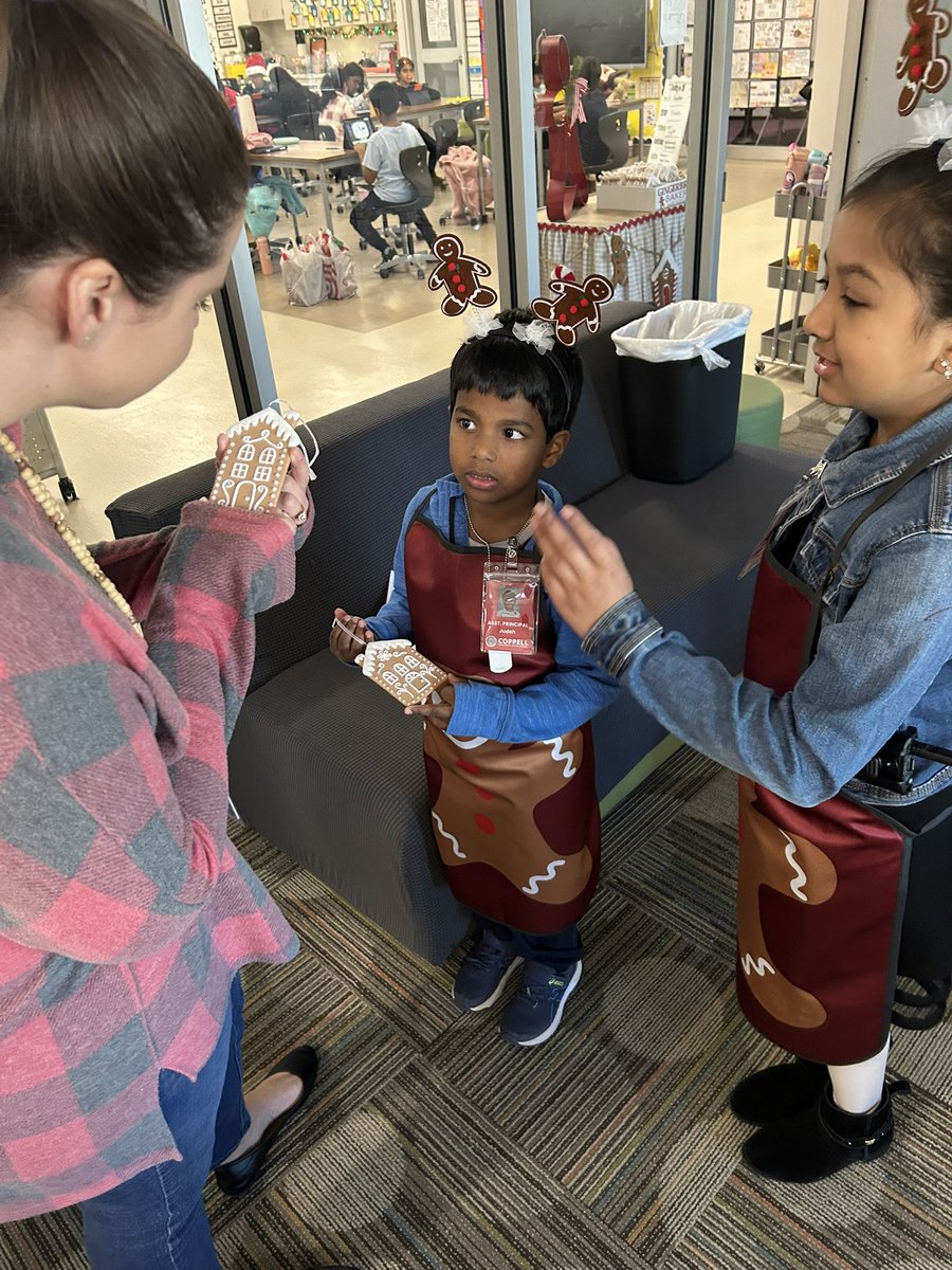 Big day for our newest leader! Our B1 friend took on the role of Assistant Principal of the Day—helping with announcements, visiting classrooms, and spreading lots of smiles! Future leadership looks bright for <a href="/NetZeroLee/">Richard J. Lee Elementary</a> ! 💙