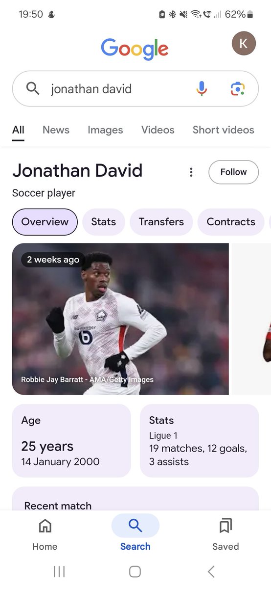Staigy88's tweet photo. @ManUtd should test the water with Lille and get David. Out of contract this year https://t.co/3x65vESZkB