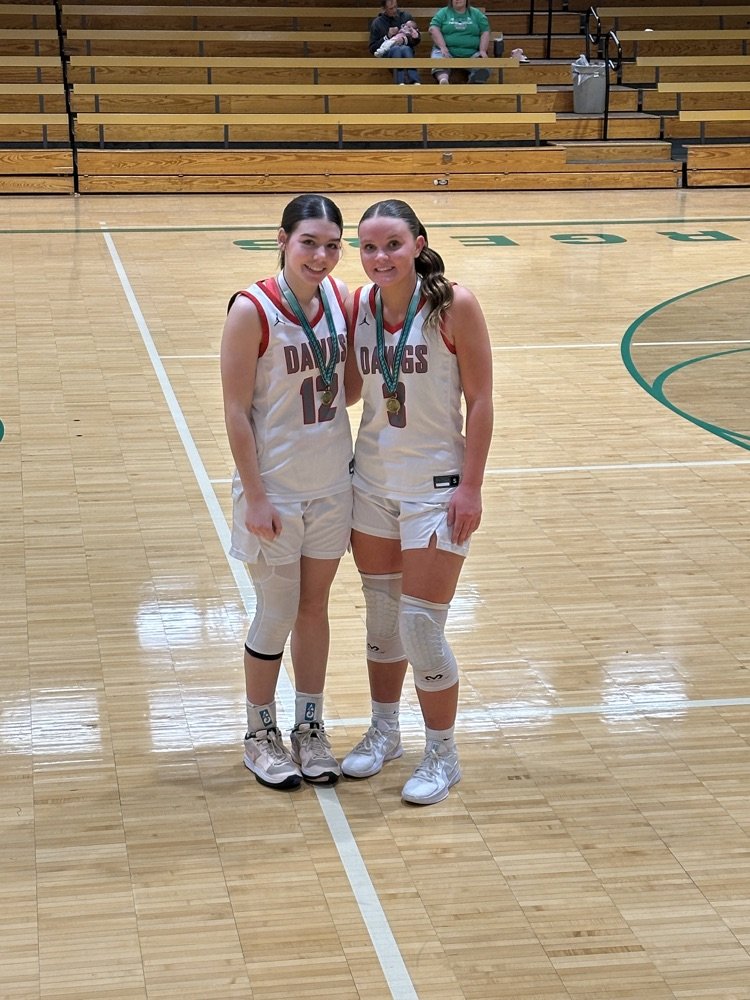 Congrats to Shyanne and Rylee for making the All Tournament team and leading the Lady Dawgs to a tournament runner up finish. They are back in action tomorrow night against Jeff West at home. Go Dawgs!!!