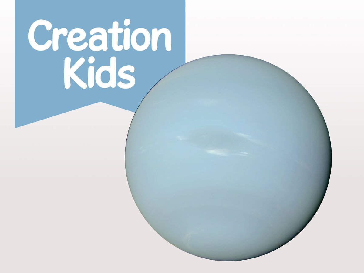 ICRscience's tweet photo. ♆ Far, far away is a planet big and blue. The farthest from the sun, it's the one and only Neptune! Learn more about the freezing "ice giant" and why it must be only thousands of years old.

Check out our newest Creation Kids activity page!
https://t.co/M2MYagmNNP

#CreationKids https://t.co/U9Ky1uXMl0
