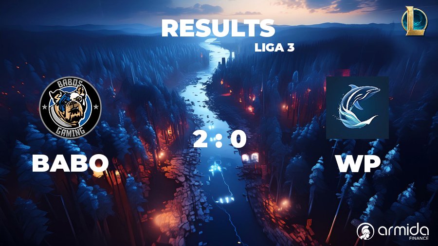 Babos Gaming (@babosgaming) on Twitter photo 🚨RESULTS LIGA 3.3🚨
Also an amazing start for our <a href="/LeagueOfLegends/">League of Legends</a> Main Team!!
We were able to secure 2:0 vs. <a href="/Whalepower_LoL/">Whalepower</a> - GGWP ⚔️
Let's keep that energy!! 🚨RESULTS LIGA 3.3🚨
Also an amazing start for our <a href="/LeagueOfLegends/">League of Legends</a> Main Team!!
We were able to secure 2:0 vs. <a href="/Whalepower_LoL/">Whalepower</a> - GGWP ⚔️
Let's keep that energy!!