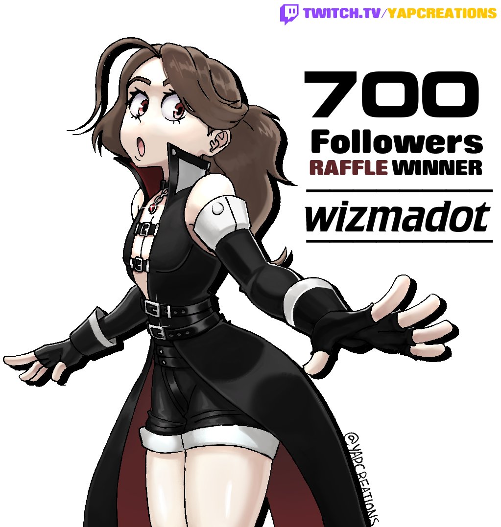 Want to thank everyone for getting us to 700 Yappers! Join us at twitch.tv/yapcreations when you got the time ( • ᴗ - ) ✧