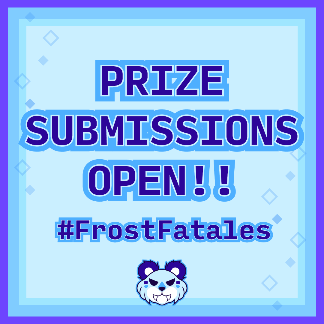 Prize submissions for #FrostFatales 2024 are officially open until March 2nd!! ❄️💙

Submit a prize and learn how here!
gamesdonequick.com/site/ff-prize-…