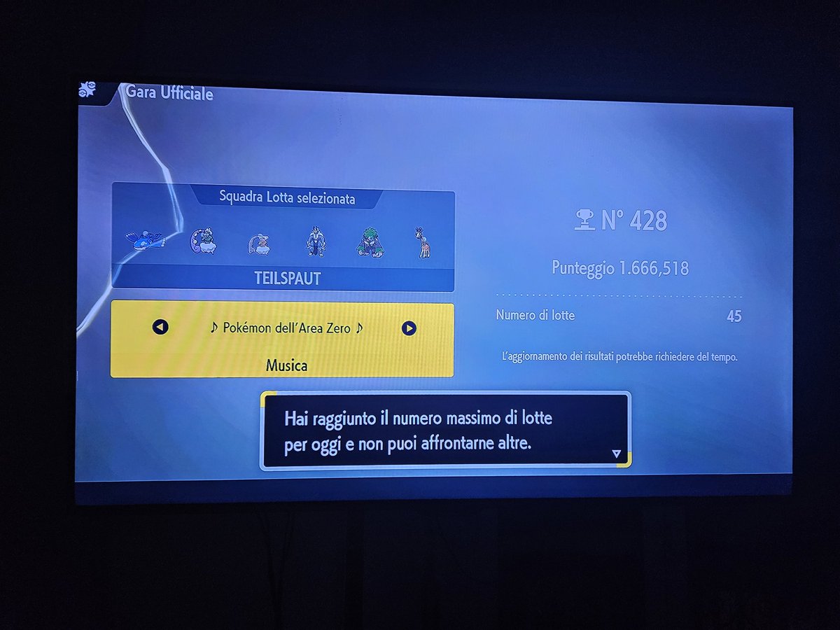 Dopo tante GC/IC andate male nella scorsa REG, finalmente una piccola gioia, anche se il risultato sarebbe potuto essere più alto! Soddisfattissimo comunque 💪
Mystic Water Kyogre colpisce ancora ~ 🐳