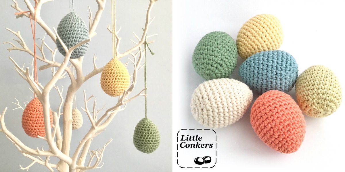 LittleConkers's tweet image. Three organic cotton egg ornaments. Beautiful minimal decorations, with or without hanging loops. littleconkers.co.uk/shop/egg-decor… 
#LittleConkers #EasterDecorations #EasterEggs
