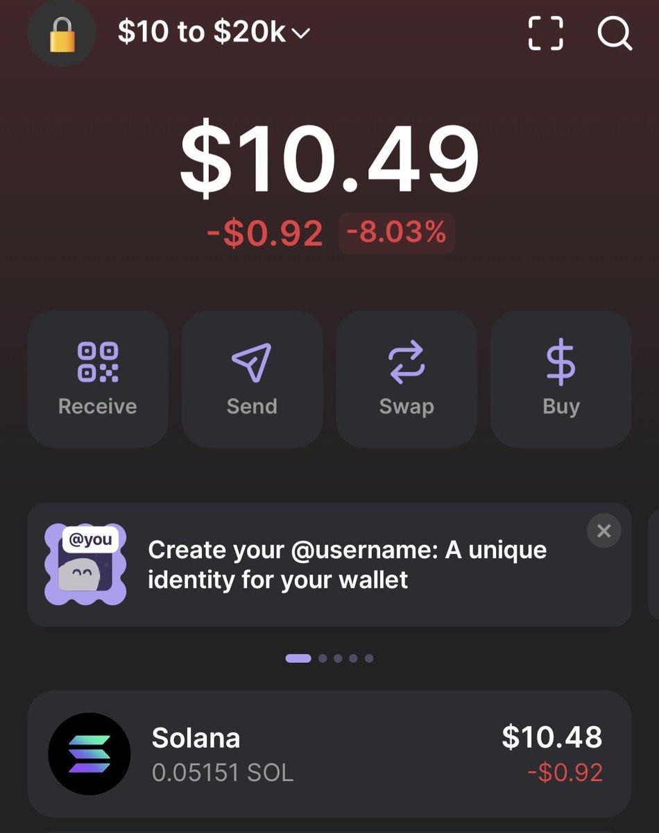 Starting a $10 to $20,000 challenge. 

Last time I did a challenge ($25 to $10,000), it took me less than 48 hours to complete it.

All my trades will be posted in my private telegram channel.

Like, RT and follow me for a chance to join my private tg and follow this challenge.