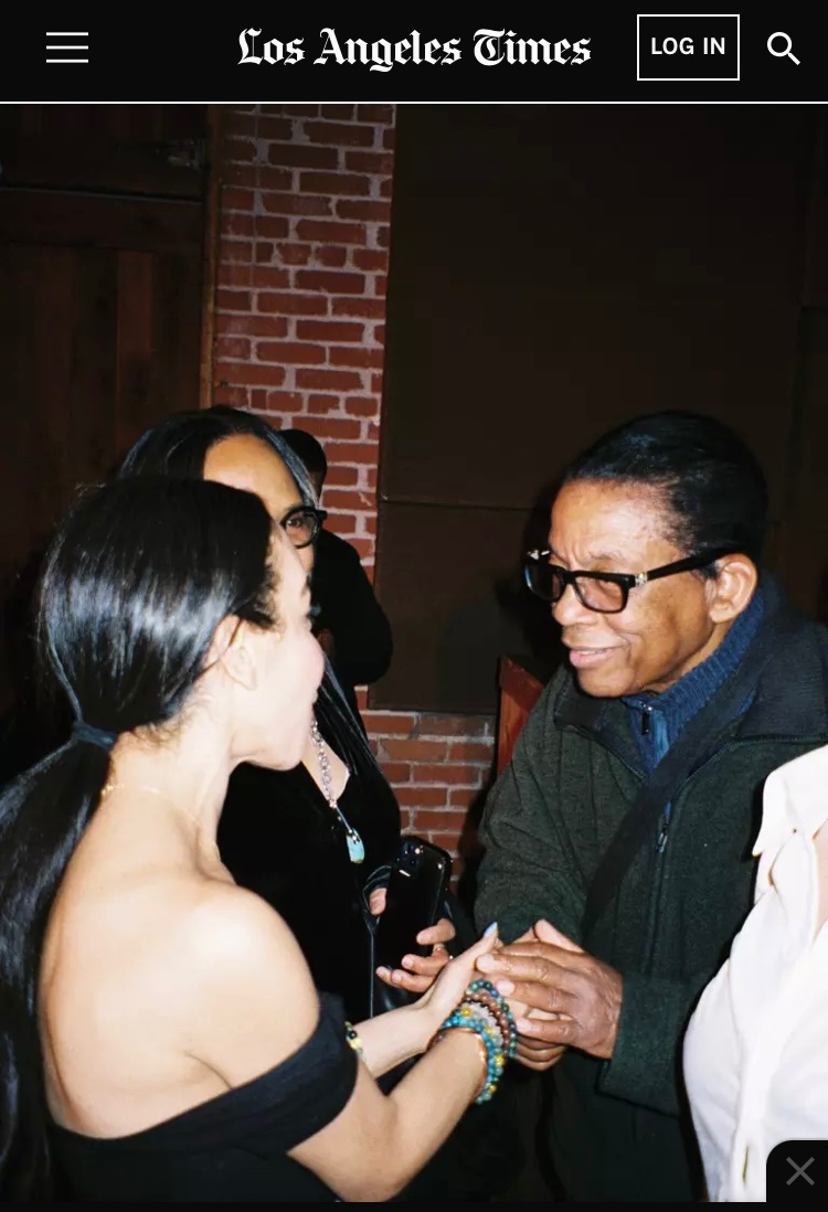 They caught me with Herbie <a href="/herbiehancock/">Herbie Hancock</a> and Terri Lynn Carrignton