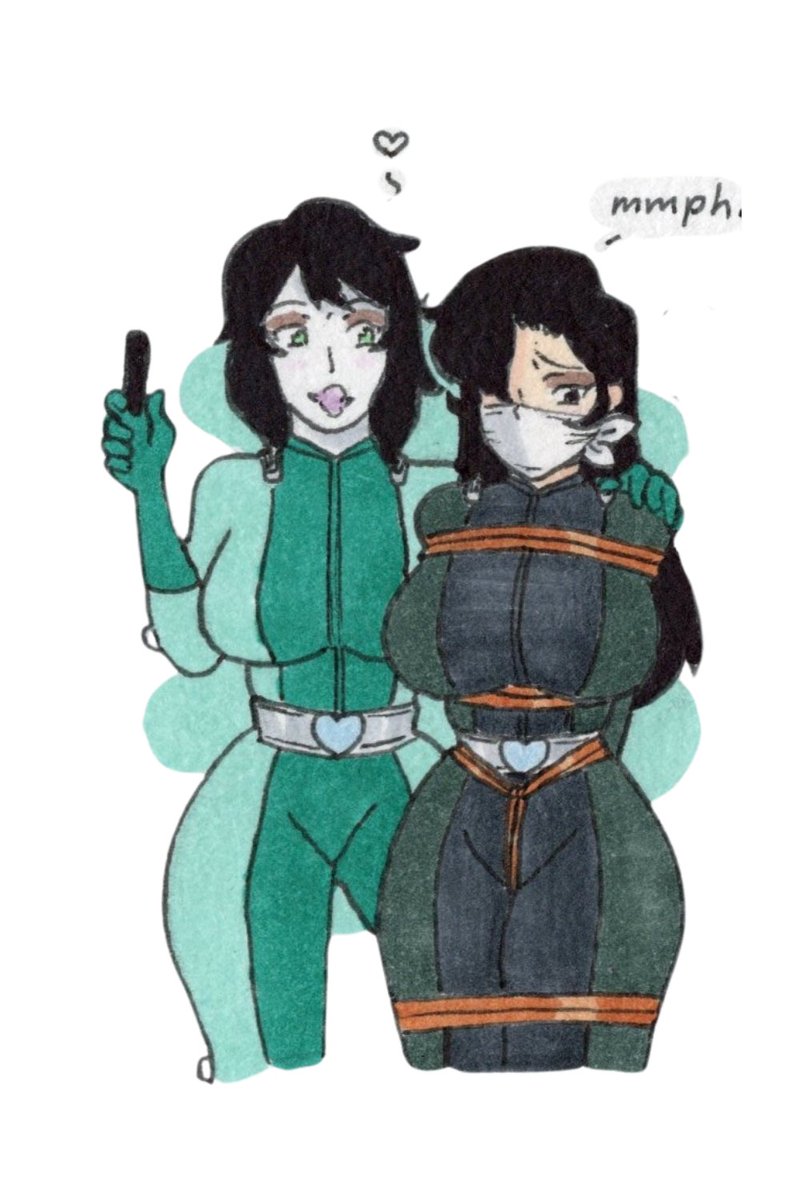 00Stryker's tweet image. Happy (late) Tape day sorry for the delay as I&apos;m still dealing with personal time but I&apos;ll try to keep posting here and DA 
here we have spy vs spy as the famous tape dispenser never gets old 
Phantom belongs to @Phantomdotexe 
Keffie belongs to @BrockenDynamite