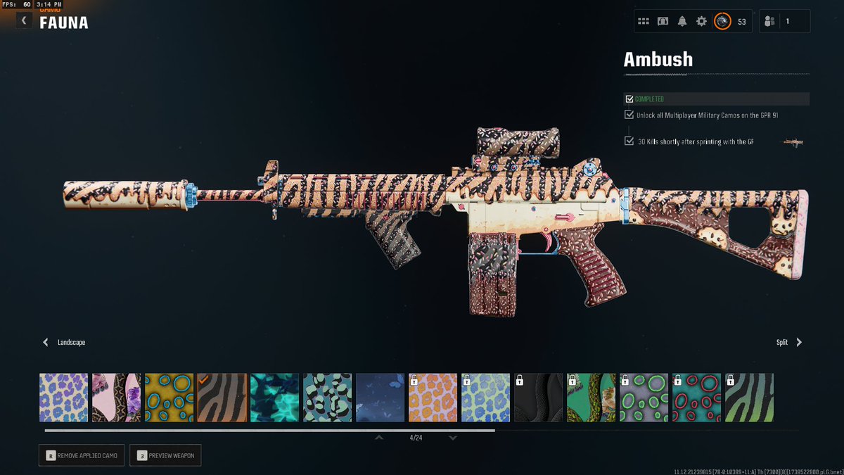 CamoFlaugeAk47's tweet image. #CallofDuty  How are you rocking your #CODLeague Sprinkles Blueprint?