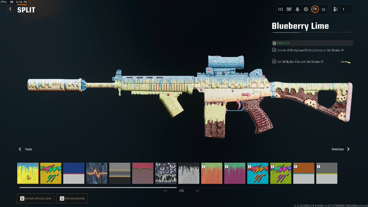 CamoFlaugeAk47's tweet image. #CallofDuty  How are you rocking your #CODLeague Sprinkles Blueprint?