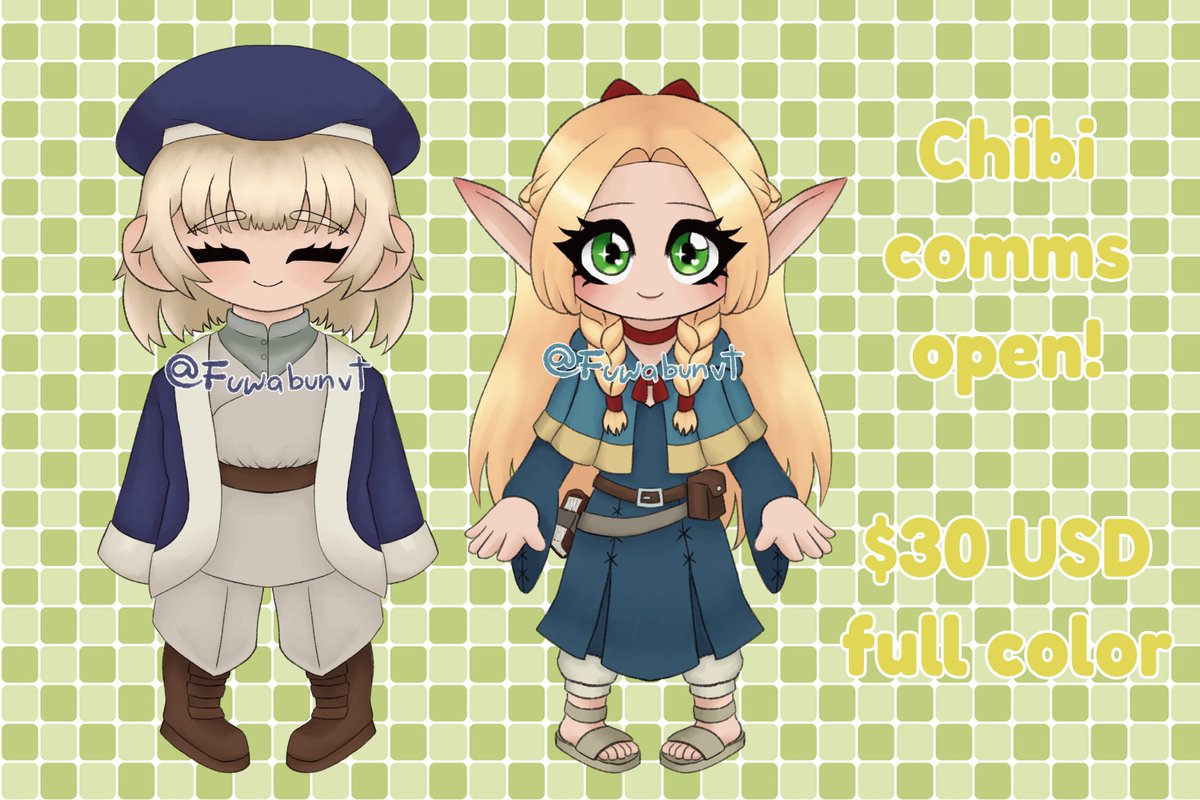 ¡Añadí un nuevo servicio en VGen! :DD ahora tengo chibitos desde $7500 CLP c: 

#Chibi #VGenComm Link abajo!