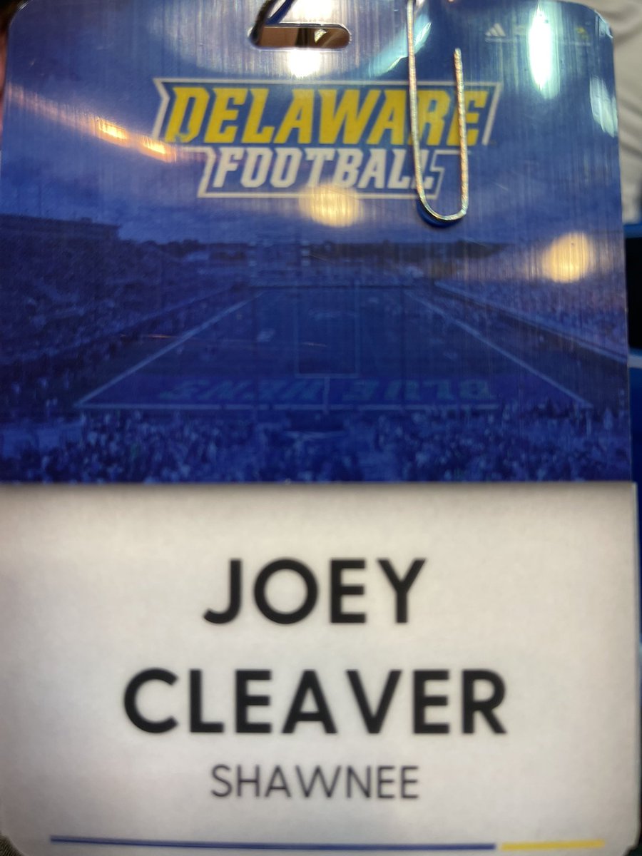 Joey Cleaver (@joey_cleaver12) on Twitter photo I had a great time at <a href="/Delaware_FB/">Delaware Football</a> junior day. Amazing culture. Thank you <a href="/Rocco_DiMeco/">Rocco DiMeco</a> for the invite! Excited to come back in the spring!
<a href="/ryancarty10/">Ryan Carty</a> <a href="/CoachHawk_k9/">Kyre Hawkins</a> <a href="/Coach_Rojas_UD/">Coach Manny Rojas</a> <a href="/_nickhunterr12/">Nick Hunter</a> <a href="/BenRubenstein_/">Ben Rubenstein</a> I had a great time at <a href="/Delaware_FB/">Delaware Football</a> junior day. Amazing culture. Thank you <a href="/Rocco_DiMeco/">Rocco DiMeco</a> for the invite! Excited to come back in the spring!
<a href="/ryancarty10/">Ryan Carty</a> <a href="/CoachHawk_k9/">Kyre Hawkins</a> <a href="/Coach_Rojas_UD/">Coach Manny Rojas</a> <a href="/_nickhunterr12/">Nick Hunter</a> <a href="/BenRubenstein_/">Ben Rubenstein</a>