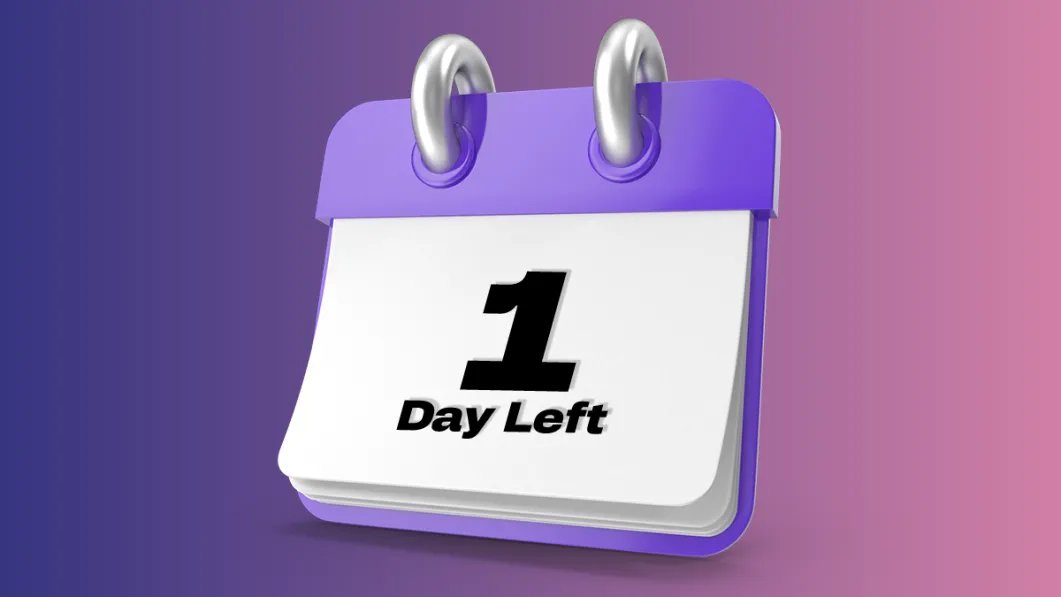 TOMORROW IS THE DAY! 🗓️