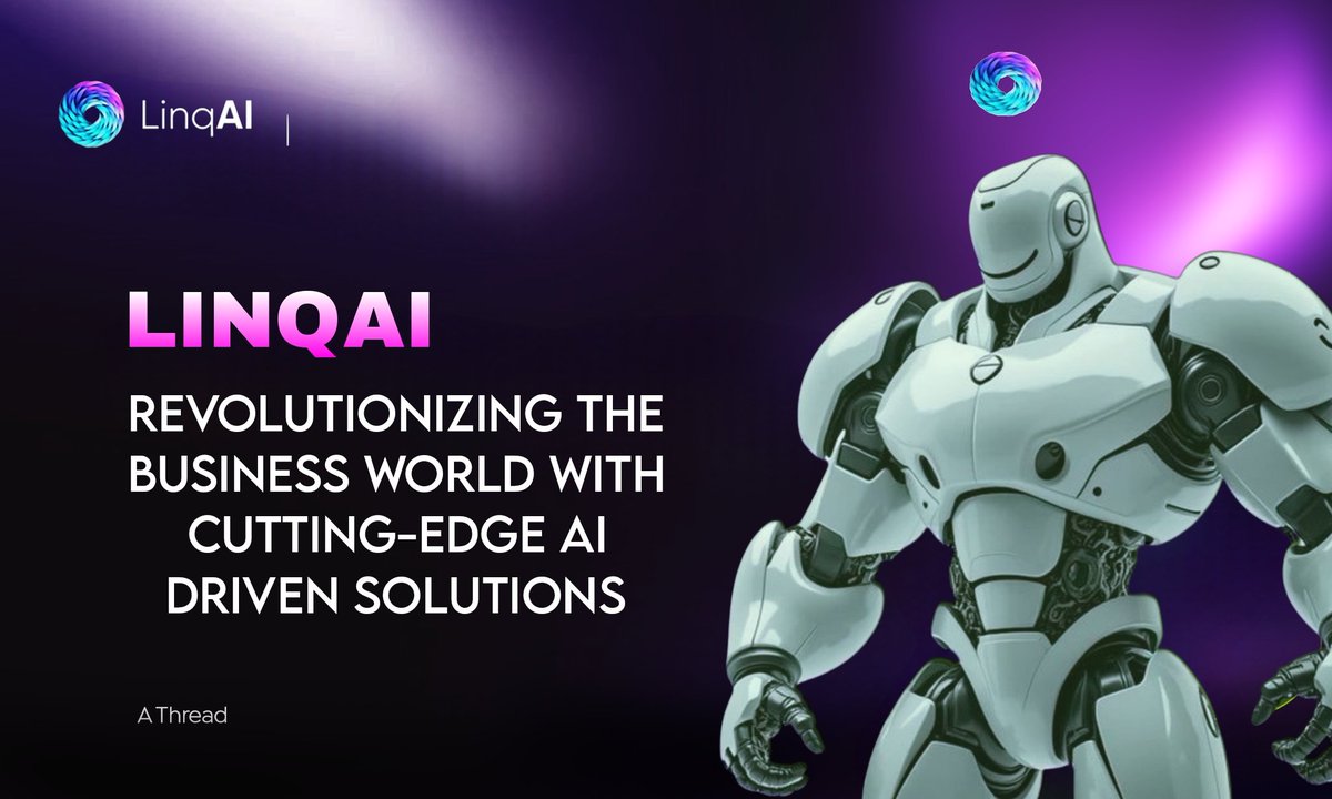 DannyP1333's tweet image. Revolutionizing the AI Landscape 

@linq_ai: The Blueprint for AI-Driven Productivity for all businesses.

(A thread for anyone/business who’s ever wondered what it’d feel like to have a personal army of AI assistants.)

$LNQ #AIRevolution #LinqAI