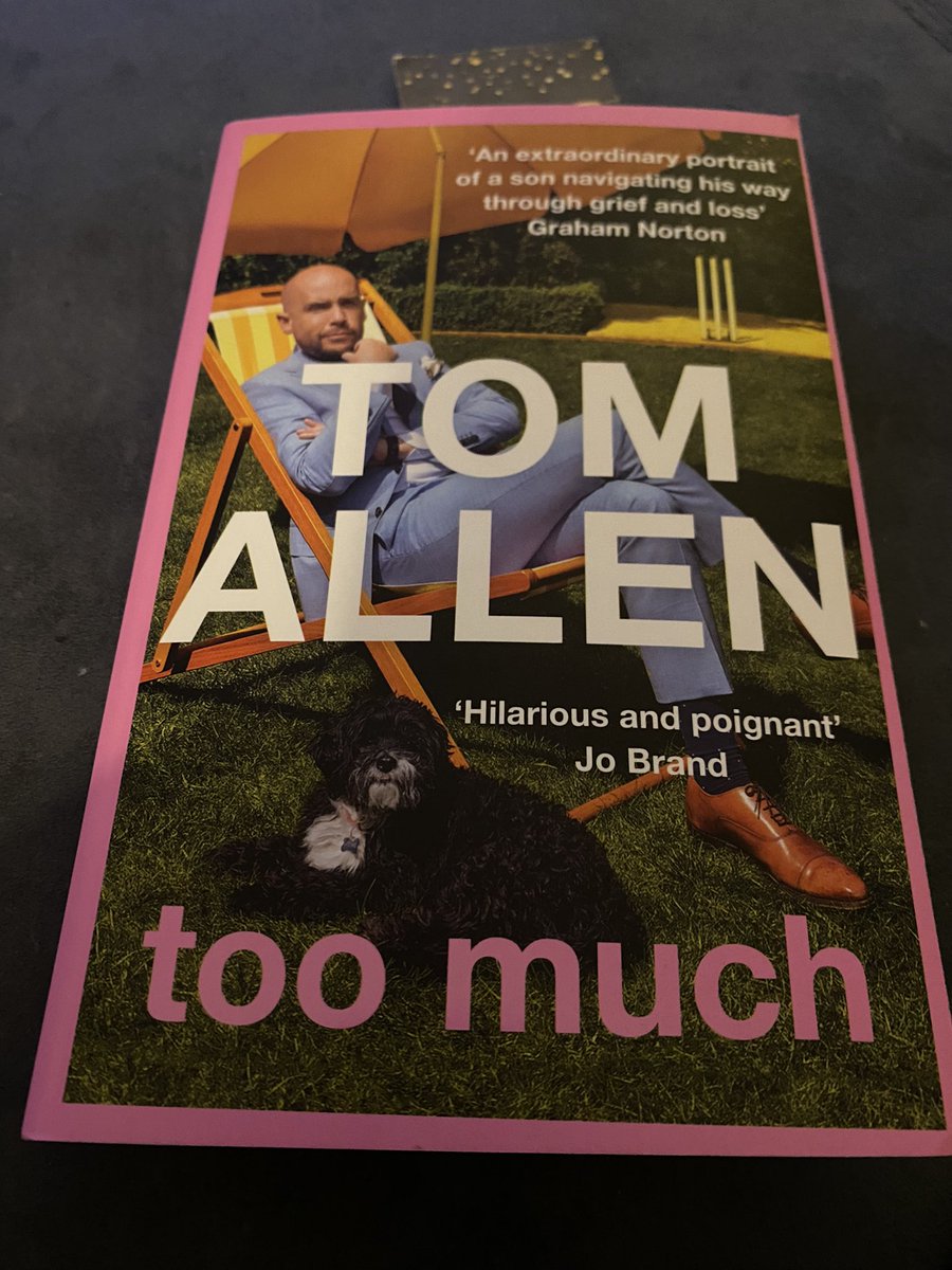 Just finished this fabulous read, so poignant funny and very moving at times. Would recommend <a href="/tomallencomedy/">Tom Allen</a> #comedy #grief #Actually