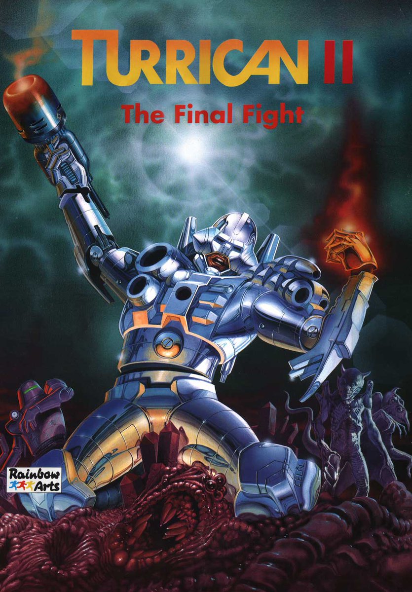 OhBackinMyDay's tweet photo. Another great box art is Turrican II https://t.co/qKRqvmJIJy
