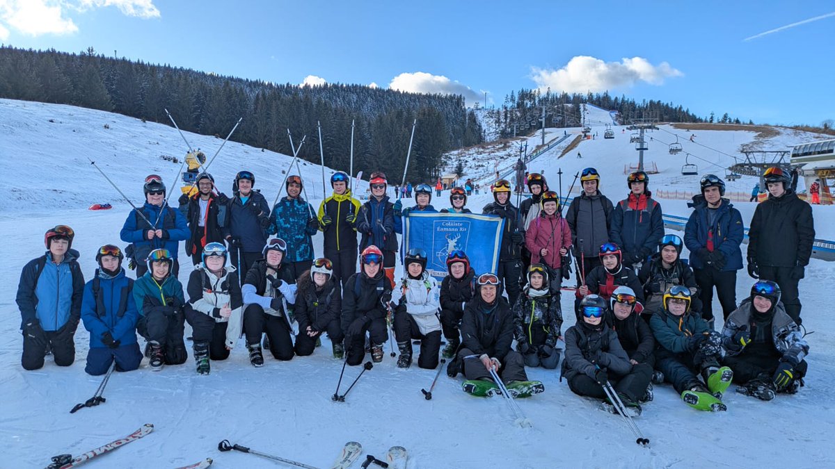 DeerparkCBS's tweet image. Greetings from the ski tour #cork #school #schooltour #skiing #skitour #ski #schooldays #schoollife