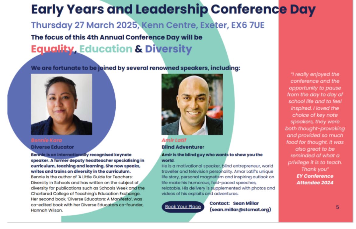 MrMarkerPlym's tweet image. Cannot wait for this exciting opportunity on 27th March. Two inspirational and knowledgeable speakers - it’s going to be incredible. If you’re interested in attending, please contact @SeanMillar16 to book! @stchris_trust #ThePowerOfUs