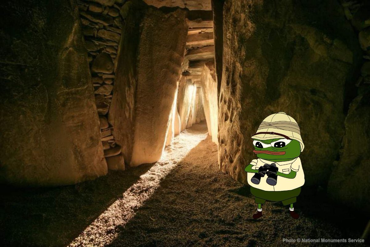 Let's start a visual story, with $APU memes, no words, just memes, the story begins with $apu exploring a cave.