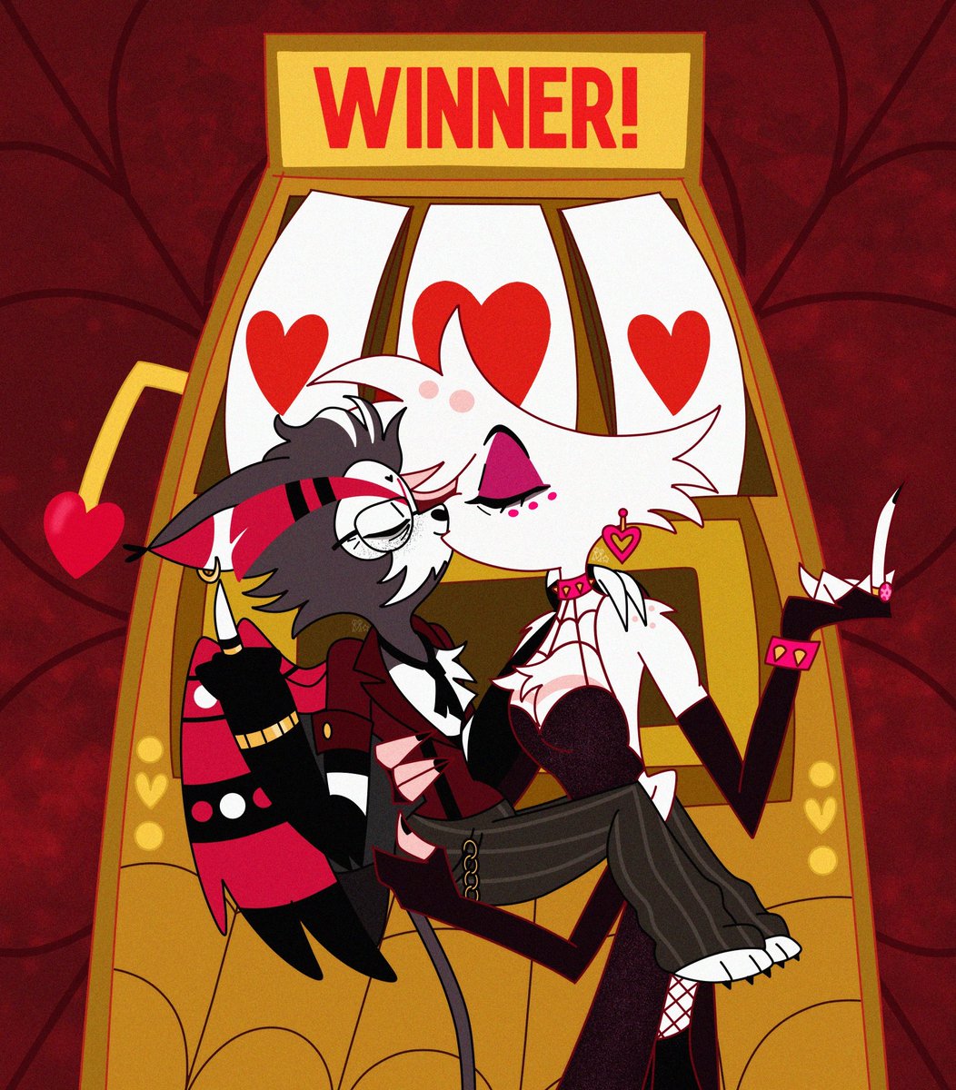 Huskerdust Week Day 7 - Winner
I won the jackpot with your love❤

That's a wrap on huskerdust week!
#husk #angeldust #huskerdust #angelhusk #angelxhusk #huskxangel #hazbinhotel #hazbinhotelfanart #hellaverse #fanart #huskerdustweek #huskerdustweek2025 <a href="/Huskerdust_Week/">Huskerdust Week 2025</a>