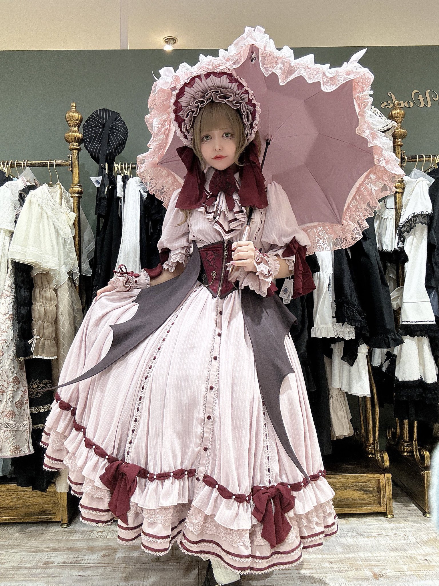 東方Project ×星箱Works レミリア・スカーレット ワンピース コラボ商品】東方Project ×HoshibakoWorks レミリア