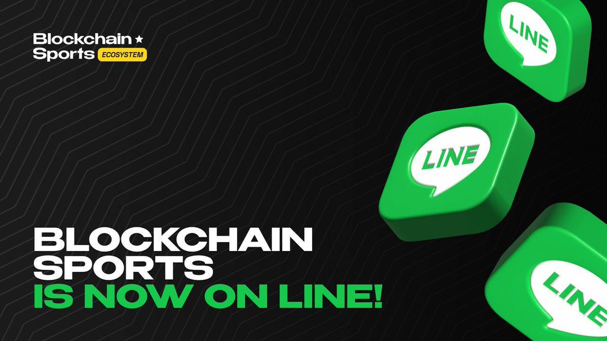 🇯🇵 Blockchain Sports is Now on LINE!

We’re expanding to Japan’s biggest social network! Get exclusive updates on sports tech, AI racing, and major tournaments.

Join us now 👉 line.me/R/ti/p/@633fwm…

#BlockchainSports #SportsTech #Motorsports #AIracing