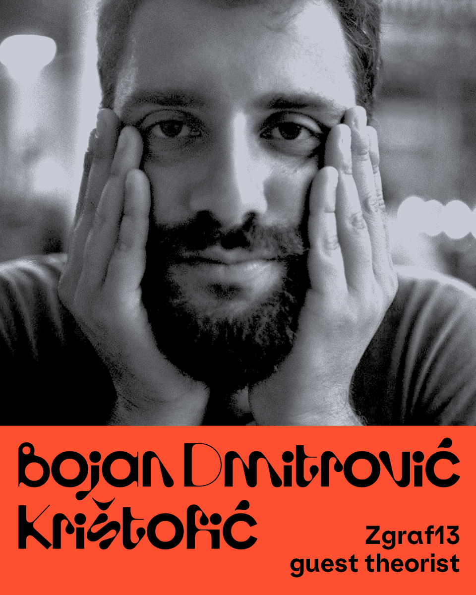 [MEET THE THEORISTS]
Bojan Dmitrović Krištofić, designer and writer, postulates pleasure as the basis of happines where design has the role of raising awareness.
Read his text here: zgraf.hr/en/zgraf-13/bo…