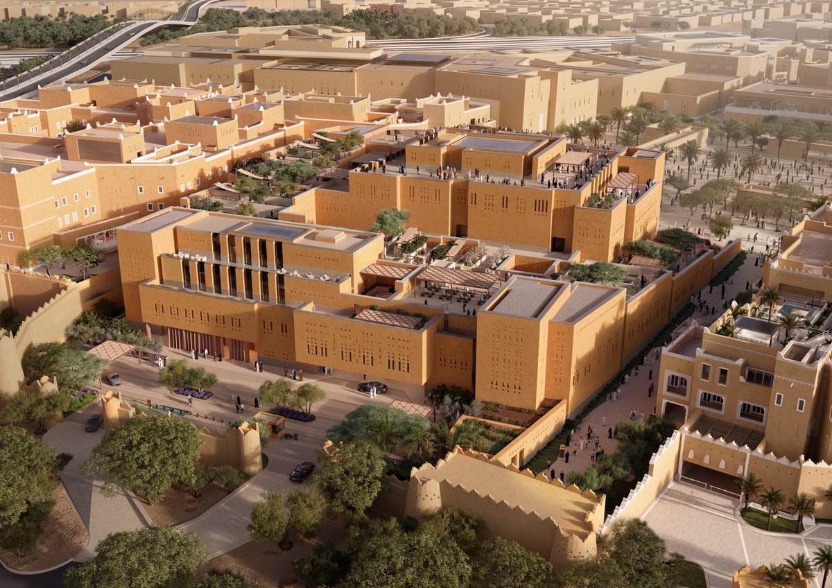 AddadRuh's tweet image. أعلنت حرم سمو ولي العهد، إطلاق برامج متحف مسك للتراث #آسان، المقرر افتتاحه في غضون السنوات القادمة في #الدرعية والذي يمتد على مساحة 40 ألف م² و يهدف إلى صون التراث السعودي، من خلال عرض مجموعات واسعة من القطع والمقتنيات التراثية المحلية في معارض تفاعلية ومساحات ملهمة