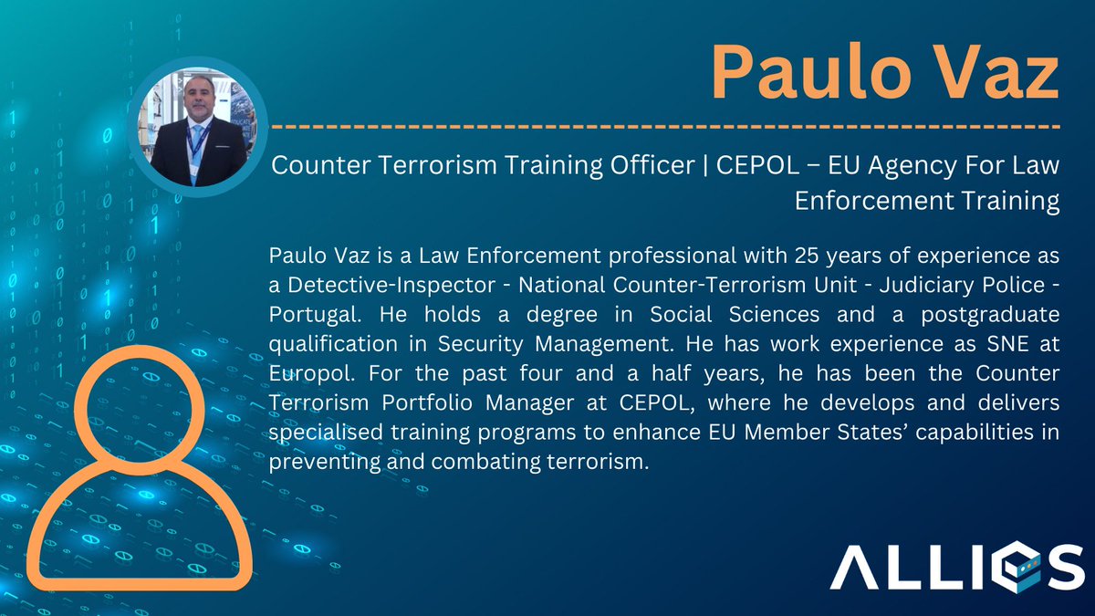 🔹European Effort towards Implementation of the TCO Regulation

🗓 20th of February
 📍 Athens, The President Hotel

👉Full agenda: alliesproject.com/final-event/

🔍How is the EU strengthening online security? Get the latest updates on their work! 

#CEPOL #TCORegulation #OnlineSafety