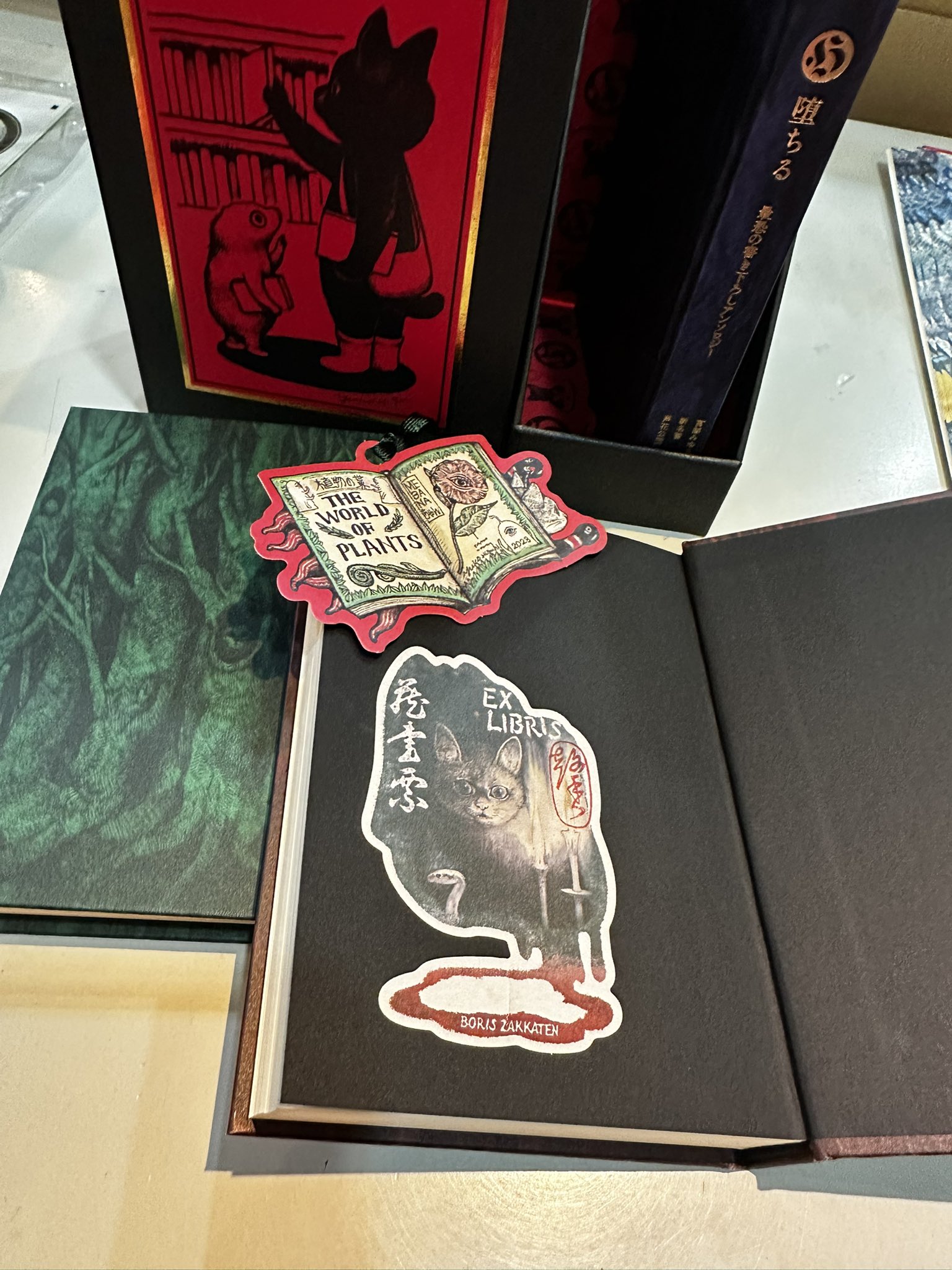 ボリス雑貨店 ヒグチユウコさん 画集FEAR 絵入りサイン本 蔵書票 しおり ヒグチユウコ画集 Fear edition5 – ボリス雑貨店