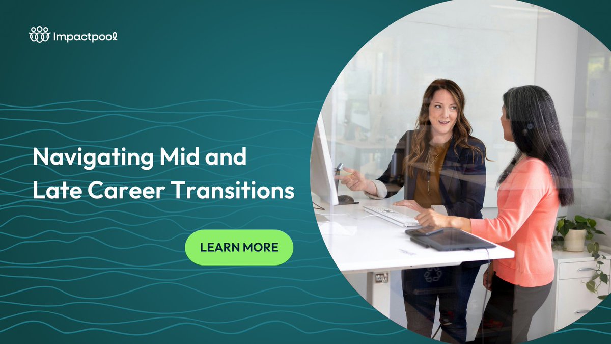 Looking to make a career change later in life? 💼 

Impactpool's career coach, Yuki Gotanda, shares expert insights and practical tips to help you navigate the transition.

Learn how to build on your strengths, assessing new opportunities and more! bit.ly/3Qj3ayo