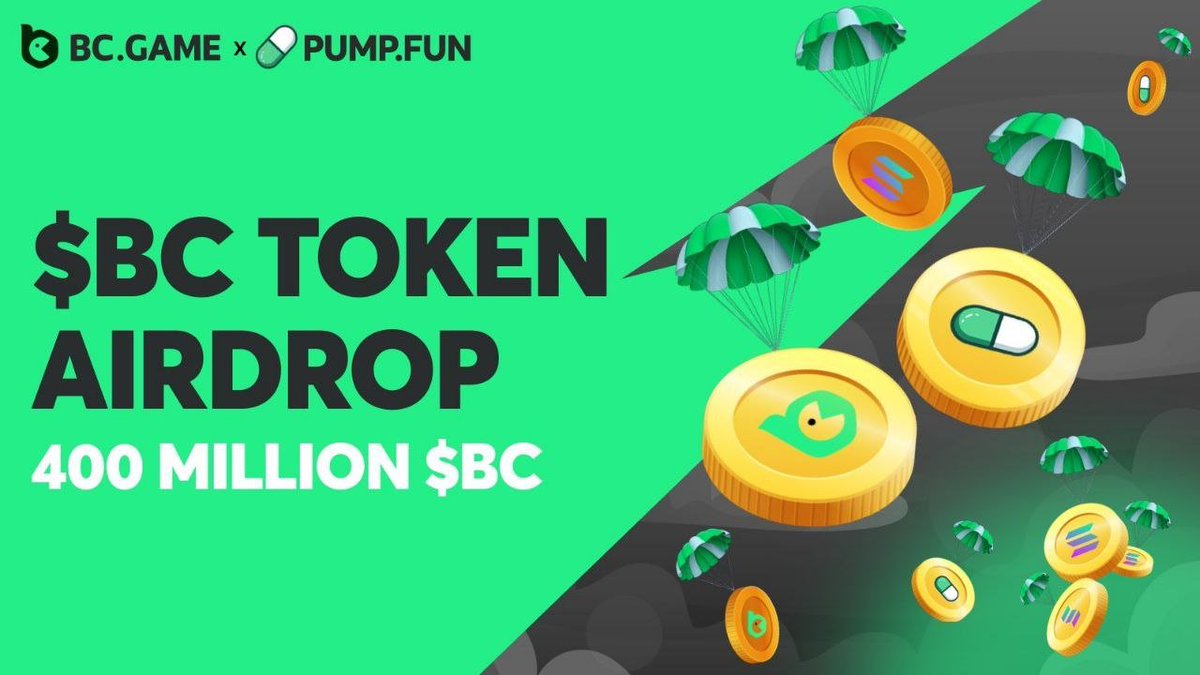 Pump用户福利来了，@bcgame 给在24.1.31-25.2.13期间满足pumpfun交易10次以上10万用户进行空投4亿$BC  前10万名用户将获得不同额度的奖励，最高可获3万枚$BC 资格检查：https://t.co/Oh3hRrrdGc 看线：  https://t.co/MVbQ3oArwF