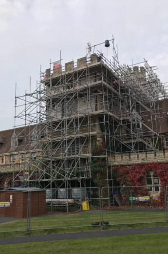 Great to see our campus tower again after its restoration!