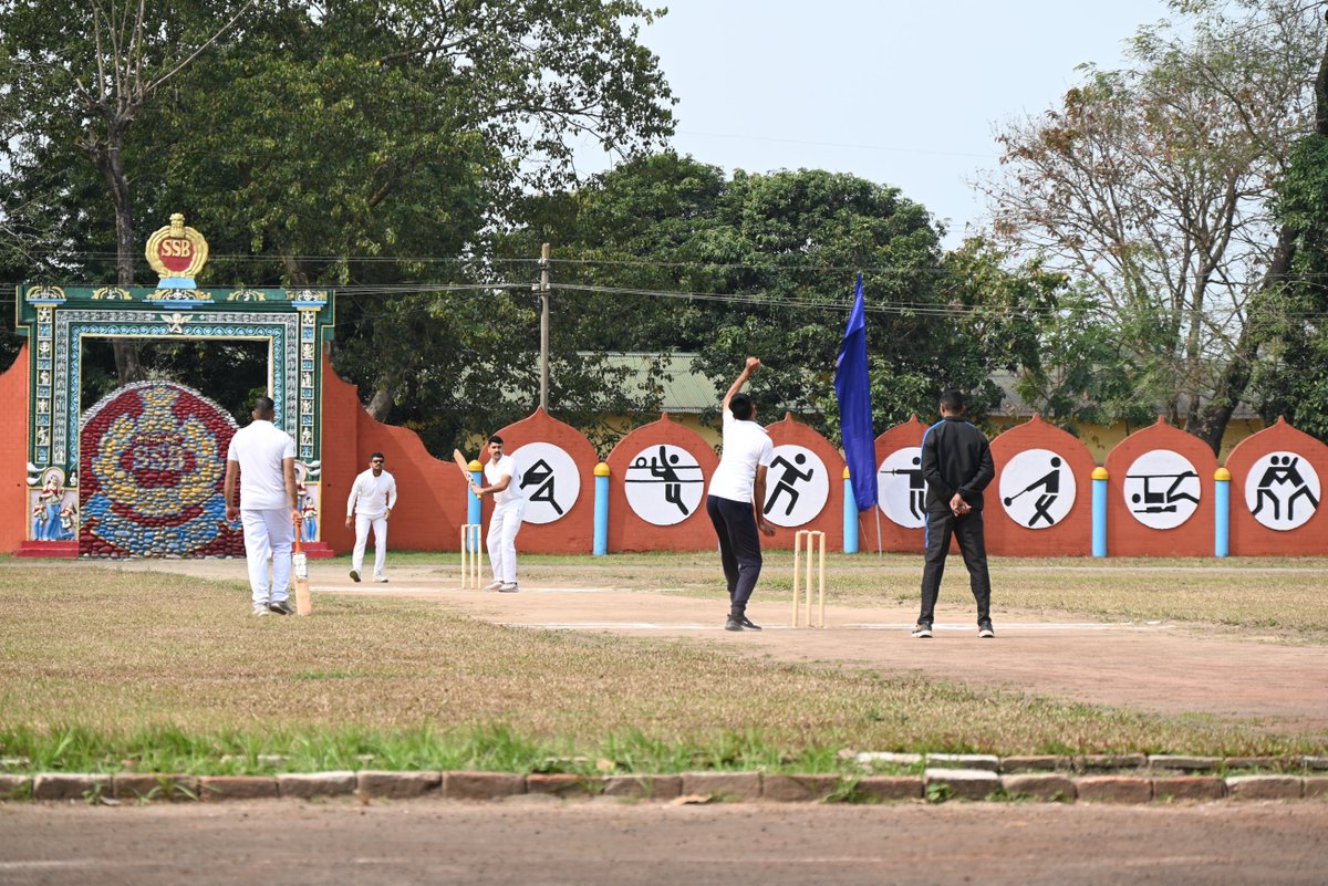 A cricket match was played between 68 Bn SSB and  Composit Hospital Salonibari SSB on February 16 .02. 2025. 68 Bn batted first and scored 90/9 in 15 overs. Composit Hospital Salonibari SSB , lost the match by scoring 78 run