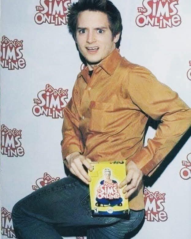 Elijah Wood promoting The Sims Online (2002)