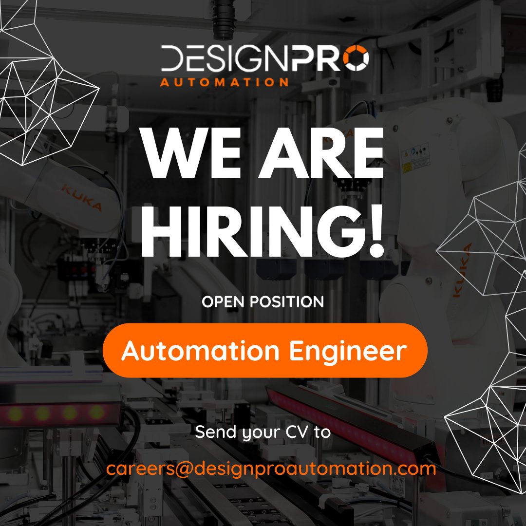 DesignProLtd's tweet image. #AutomationEngineer Opportunity!
Join us & work with a team that develops advanced #automation solutions.
You'll work with cutting-edge automation technology, including #AllenBradley, #Beckhoff, and #Siemens PLCs, as well as:
APPLY NOW! - lnkd.in/ec53qyA
#irishjobs