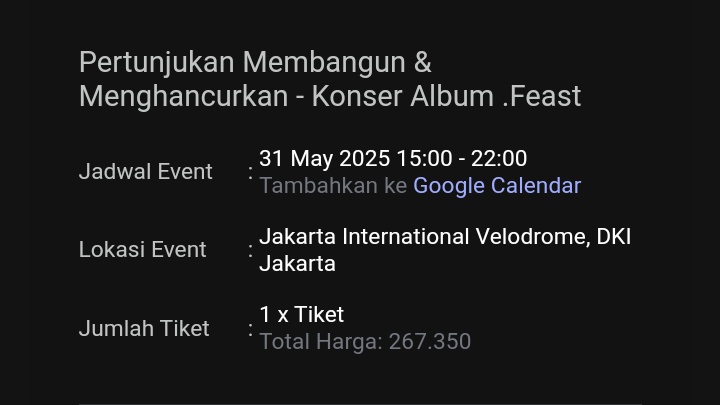 Gak sabar setor hapalan walaupun sendirian