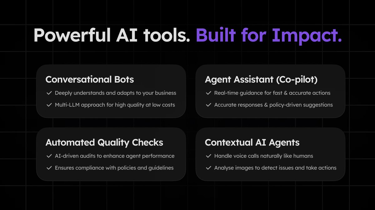 deepigoyal's tweet image. 🚀 Introducing Nugget—an AI-native, no-code customer support platform.

Nugget helps businesses scale support effortlessly—highly customizable, low-cost, no dev team needed. No rigid workflows, just seamless automation.

✅ Resolves up to 80% of queries autonomously
✅ Learns &amp;amp;…