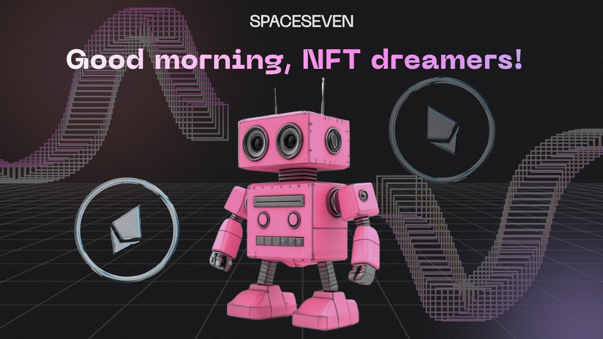 ✨ Good morning, #NFT dreamers! Every pixel tells a story, and every mint is a legacy. What are you bringing to life today?