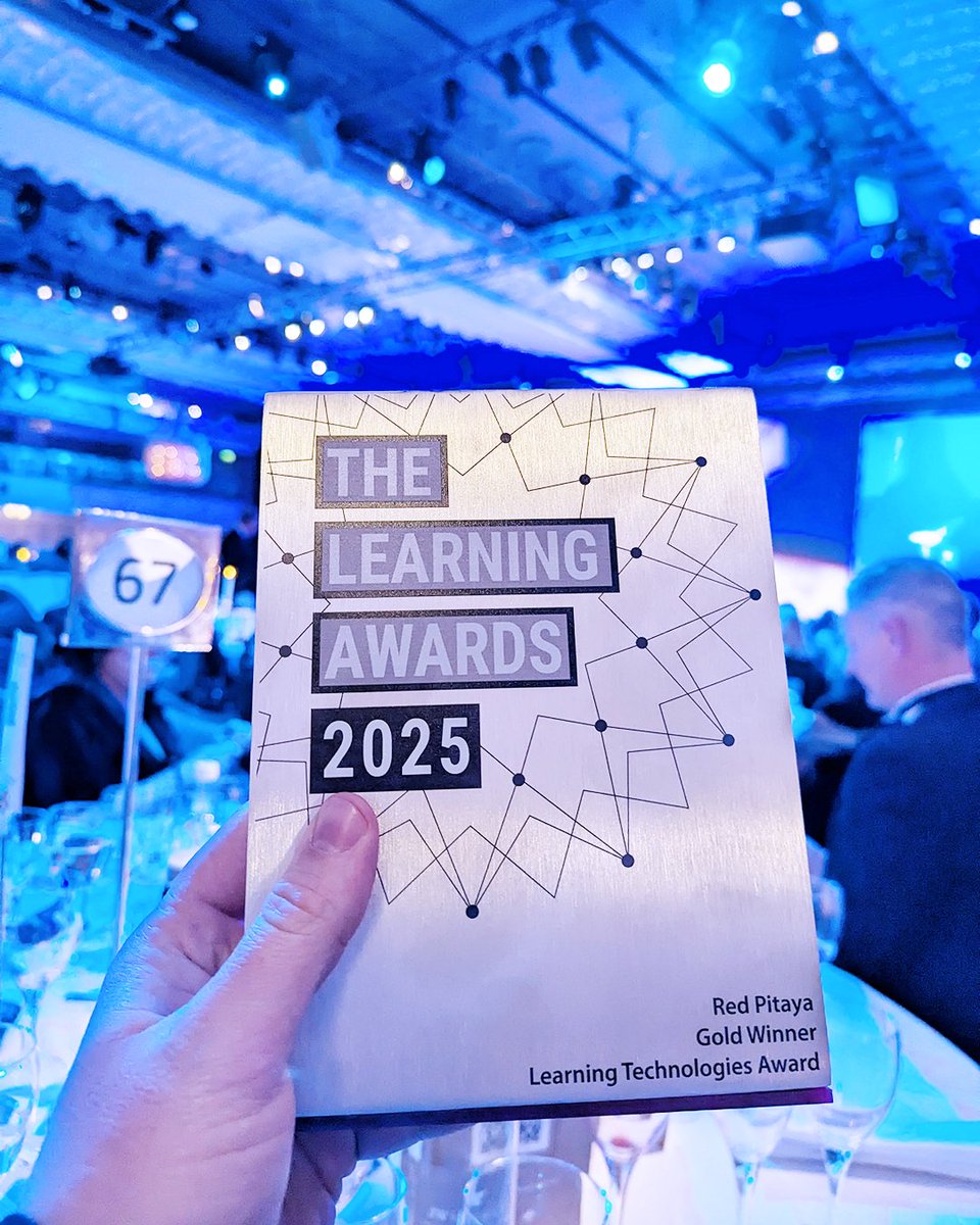 🏆 We won! Red Pitaya is the Learning Technologies Category Winner at this year’s Learning Awards! 🎉

With 400+ universities using our hands-on tech, we’re proud to shape the future of education. 

👏 Congrats to all finalists &amp; thanks to <a href="/YourLPI/">The LPI</a> for an amazing event!