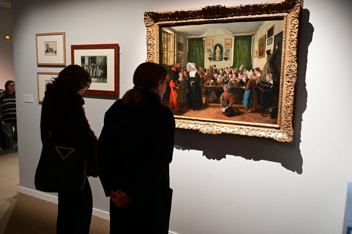 [Prêt] Le <a href="/MuseeEducation/">MUNAÉ</a> est fier de faire partie des prêteurs au côté du <a href="/MuseeLouvre/">Musée du Louvre</a> pr l’expo "Sage comme une image ? L'enfance dans l'œil des artistes (1790-1850)" présentée au musée de Tessé (14 fév-8 juin 25). Le musée prête 1🖼️d'Antoinette Asselineau. (photo gch)⬇️