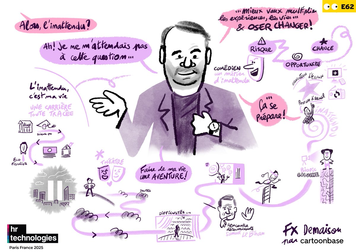 HR Technologies France (@hrtechfr) on Twitter photo Déjà nostalgiques… et si on revivait HR Tech France 2025 en dessins ? 🎨
L’ambiance unique de ces 2 jours nous manque déjà. Heureusement, <a href="/Cartoonbase_TV/">Cartoonbase</a> a capturé l’essence des conférences à travers une fresque interactive. Quelle illustration vous parle le plus ?
#HRTechFr Déjà nostalgiques… et si on revivait HR Tech France 2025 en dessins ? 🎨
L’ambiance unique de ces 2 jours nous manque déjà. Heureusement, <a href="/Cartoonbase_TV/">Cartoonbase</a> a capturé l’essence des conférences à travers une fresque interactive. Quelle illustration vous parle le plus ?
#HRTechFr