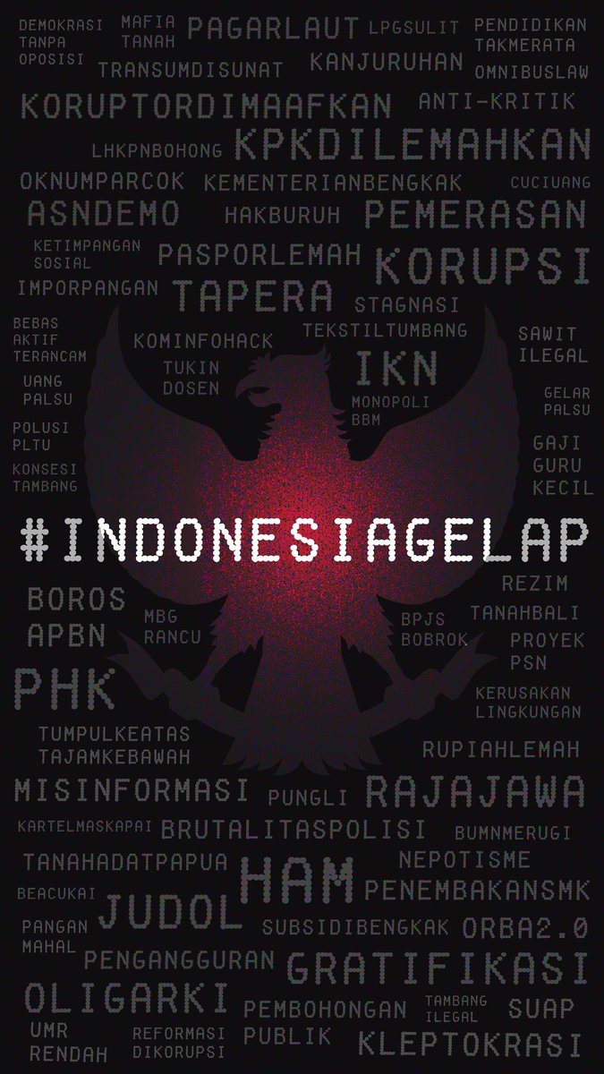nozelism's tweet photo. Bantu naikkan tagar ini guys, ikuzoooo!!

#IndonesiaGelap
#AdiliJokowi https://t.co/TZAQcAgYzb
