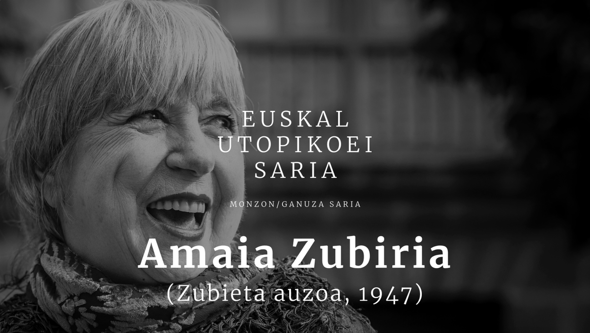 BergarakoUdala's tweet photo. Monzon-Ganuza 2025 saria: Amaia Zubiria

@DorreaOlaso Fundazioak eta Bergarako Udalak Amaia Zubiria omenduko dute, euskal kulturari eta musikagintzari egindako ekarpenagatik.

EKITALDIA:
📅 Martxoak 27
⏰ 18:30
📍 Seminarixoa

🔗 https://t.co/yAtbjW1W4z

#Bergara #IzanBiziEkin https://t.co/yoYl6p8BSW