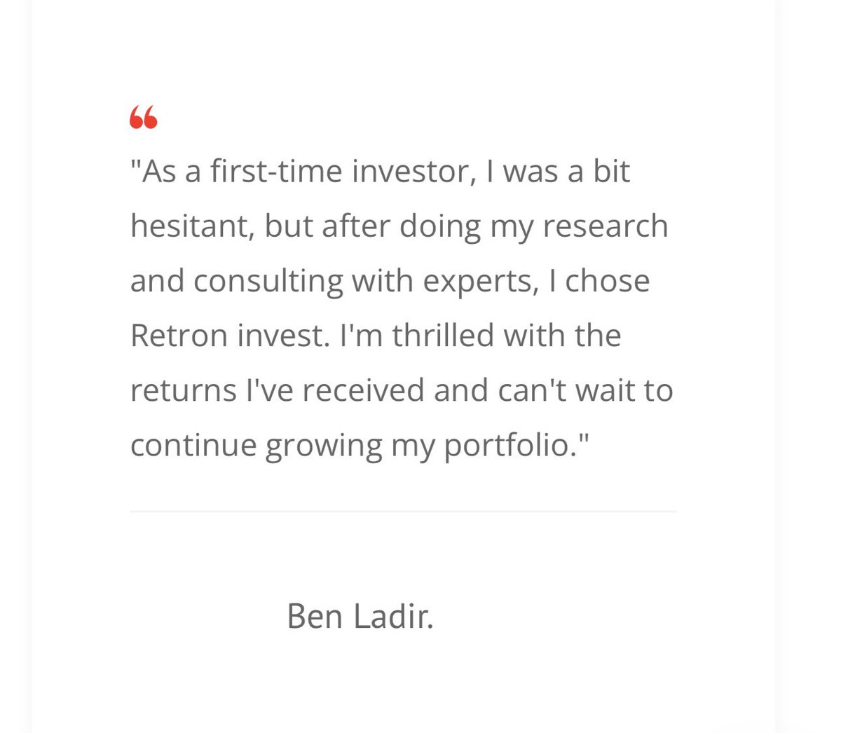 WHAT OUR CLIENTS SAY