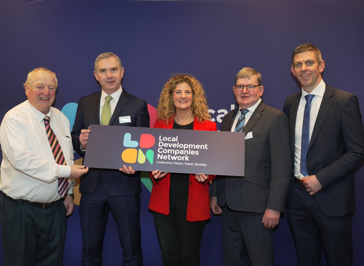 Pictured with @sligoleader at the launch of the new 'Local Development Companies Network' brand last Wednesday. #Sligo LEADER Partnership carries out important work across a number of areas such as Social Inclusion, Rural Development, Employment, Education, and Family Supports.