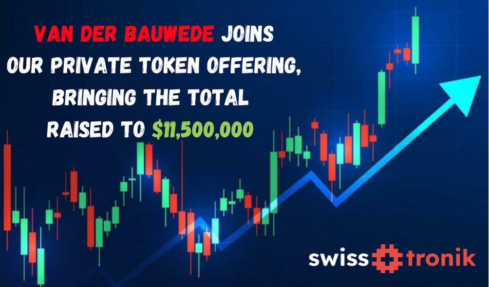 vickie_dora's tweet image. 4/5 And the numbers are in! 🌐
Van der Bauwede joins our Private Token Offering, bringing the total raised to $11,500,000! This is just the beginning of our Asset Tokenization Suite. #TokenOffering