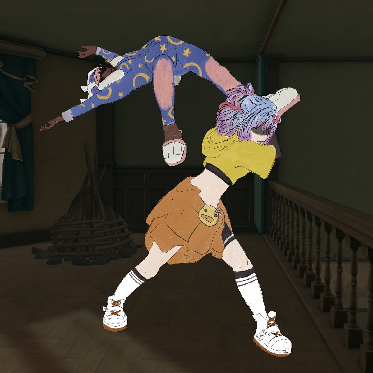 when your duo wants to get off but you cant end on a loss (youre on a losing streak and its your fault) #idv #identityv #williamellis #veranair