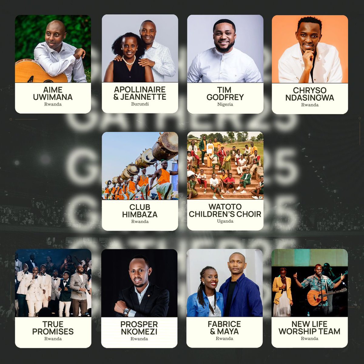 Join us for Gather25 with an incredible lineup of worship artists! Register now at *513# to secure your spot. Entry is free, but registration is required!
