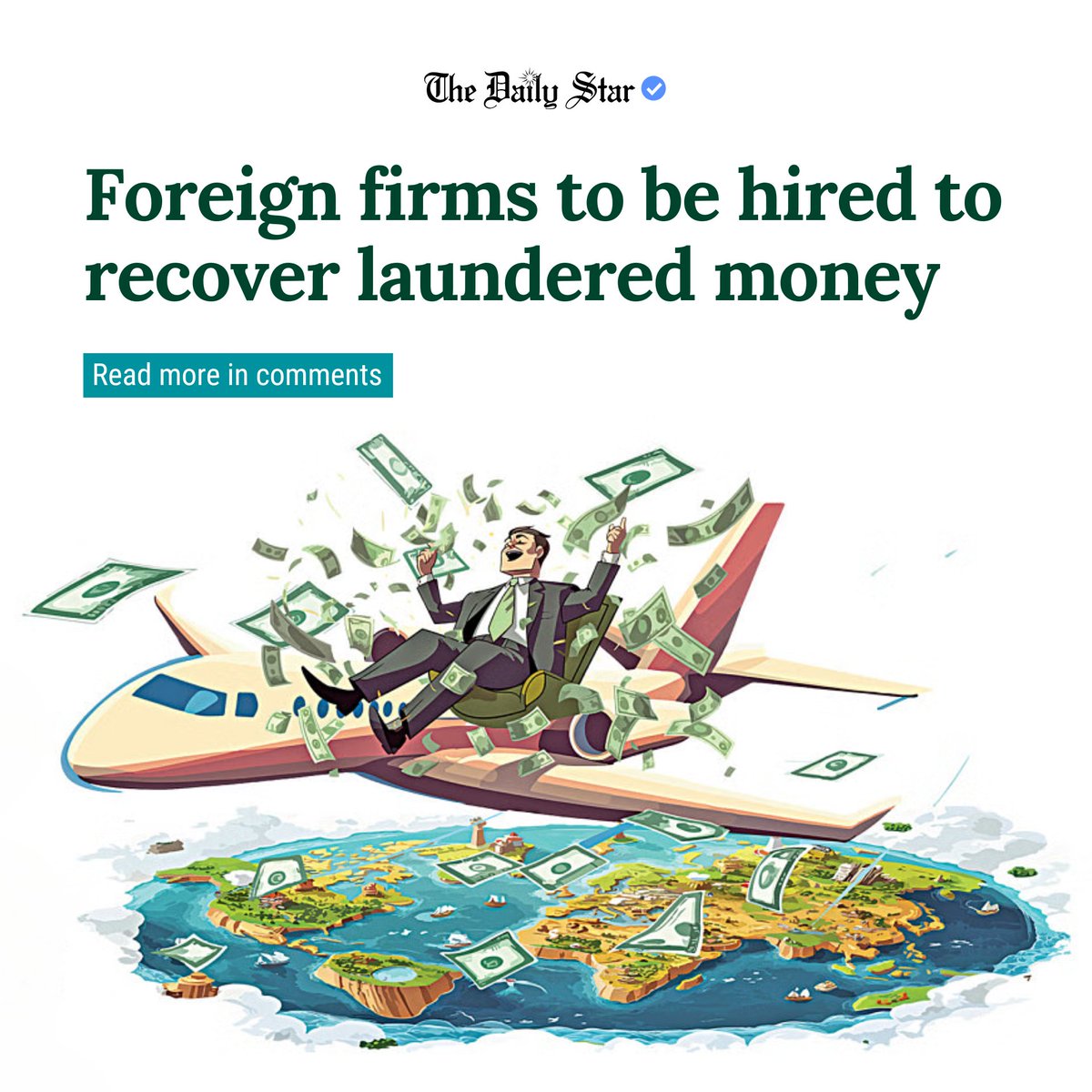dailystarnews's tweet photo. Read more here: https://t.co/YoPaUdTvRs
#BFIU #MoneyLaundering #Bangladesh #FinancialRecovery #Banking #LegalAction #GlobalLitigation #Economy https://t.co/4btU7kNeDt